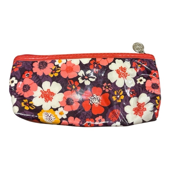 🧡 5 for $25 🧡 VERA BRADLEY Floral Print Women's Clutch/ makeup pouch - Picture 2 of 3